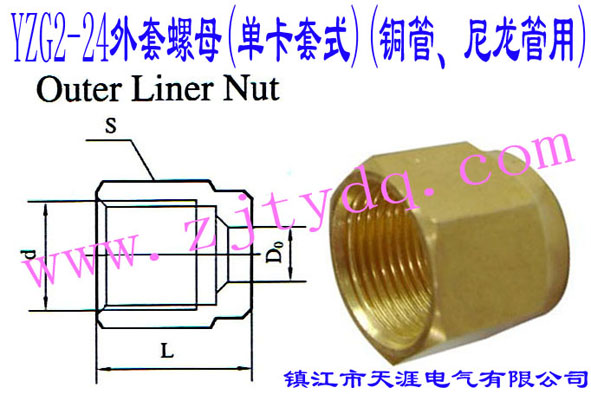 YZG2-24ĸ(οʽ)(~)Outer Liner Nut